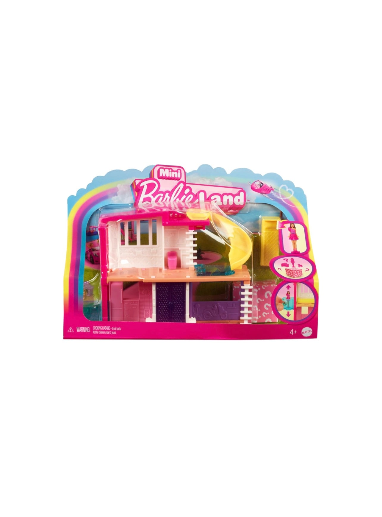 Barbieland - Mini casa dei sogni con accessori e bambola a sorpresa
