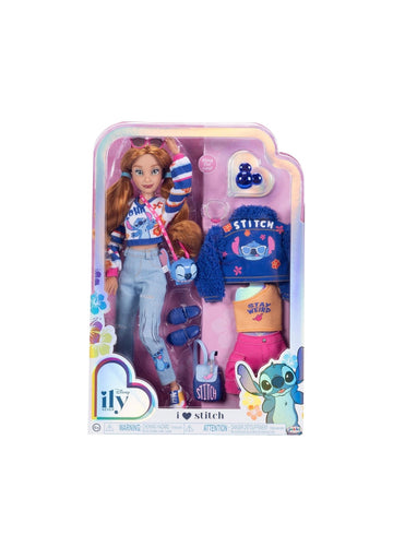 Disney- Ily bambola ispirata Stitch con accessori
