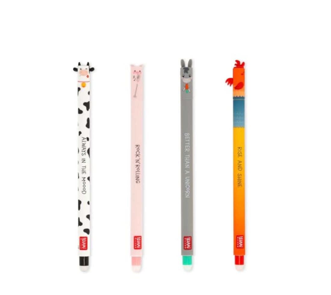 Legami- Set 4 penne gel cancellabili
