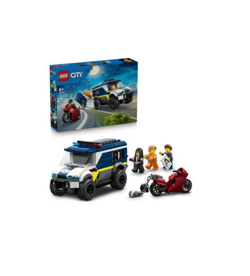 Lego- City camion polizia trasporto prigionieri