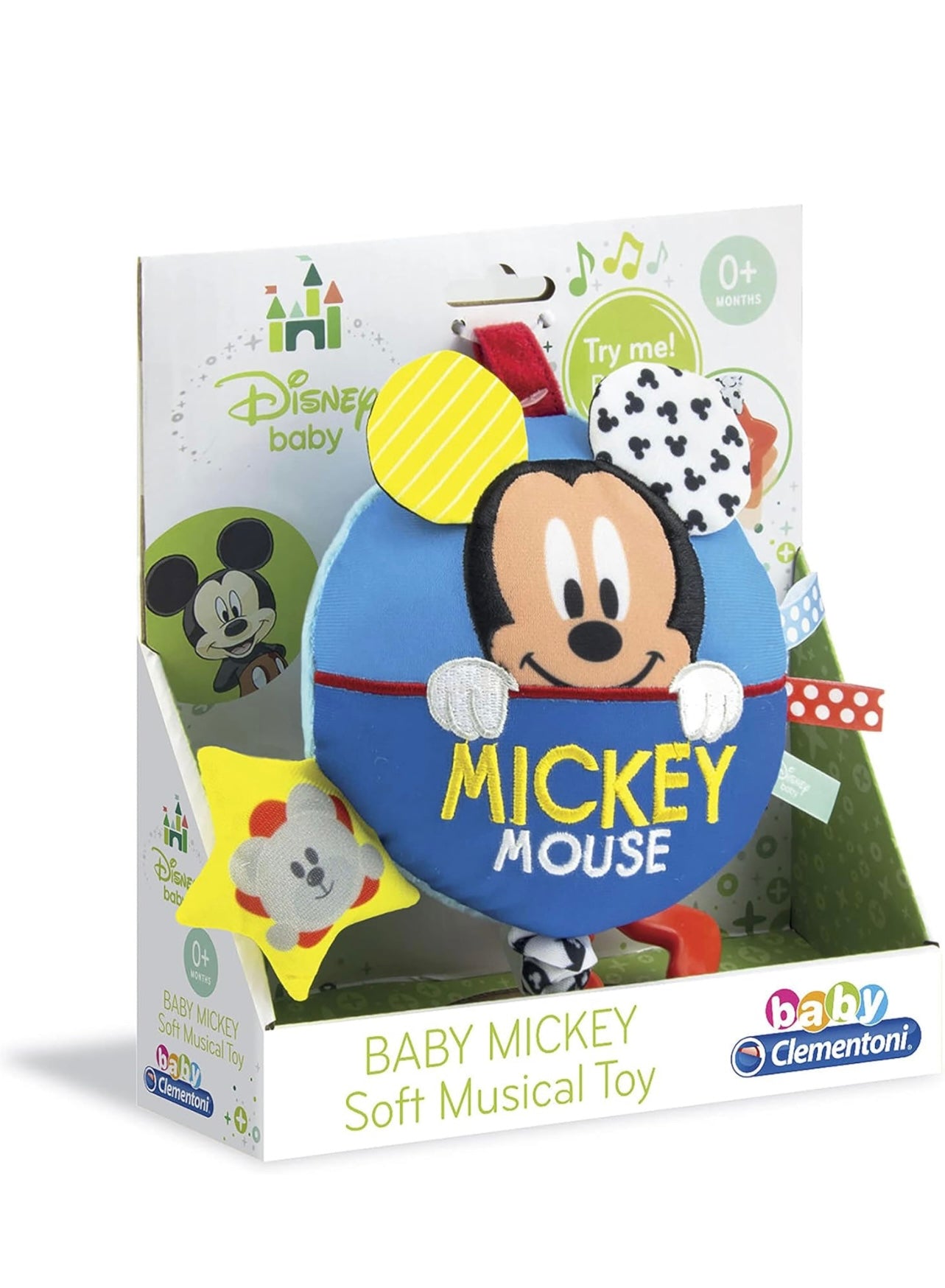 Clementoni- Disney baby morbido carillon con corda Mickey Mouse