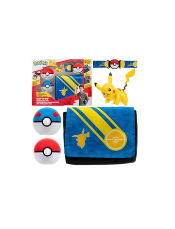 Pokemon- Set Bandoliera Picachu pokeball