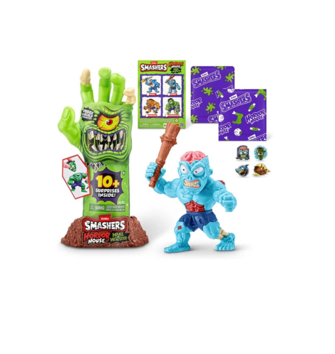 Smashers- Horror house make a Monster mano scheletrica con sorpresa