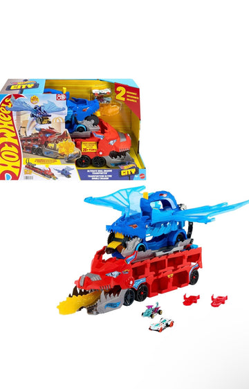 Hotwheels- Drago trasportatore trasformabile