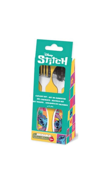 Stitch - set 2 posate acciaio