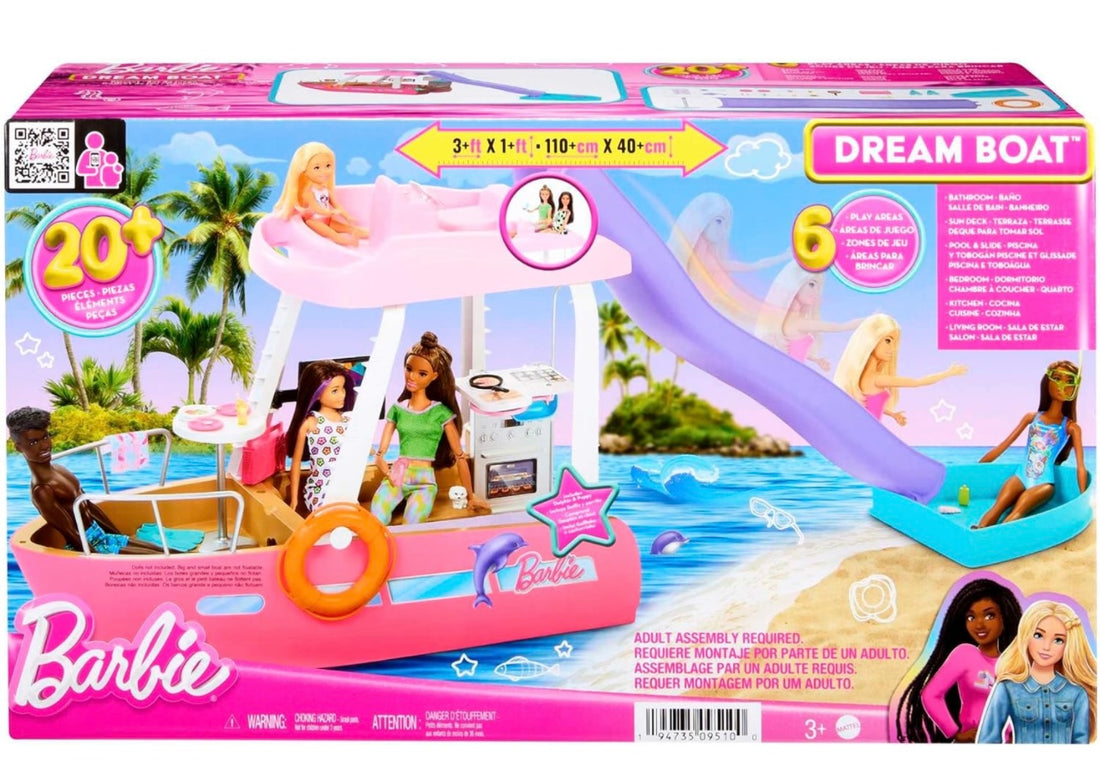 Barbie- La barca dei sogni di Barbie con accessori