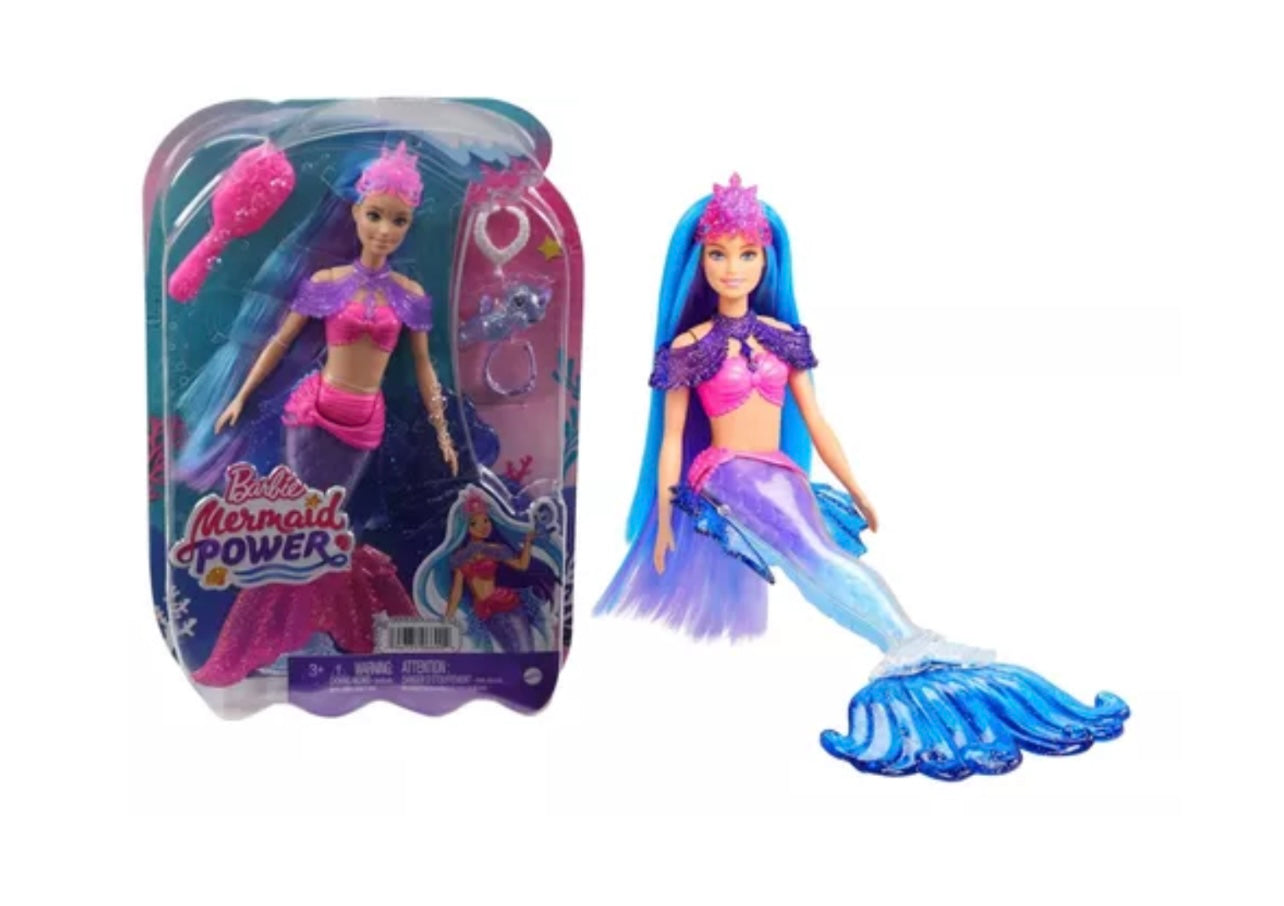 Barbie- Mermaid Power con cucciolo accessori