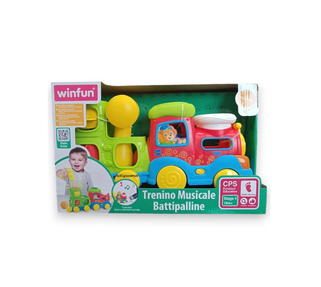 Winfun- trenino battipalline luci e suoni