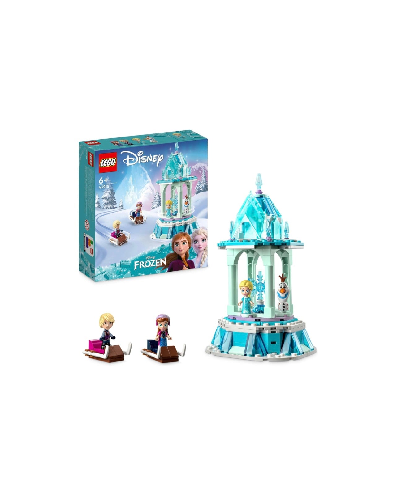 Lego- Disney Frozen la giostra magica di Anna e Elsa