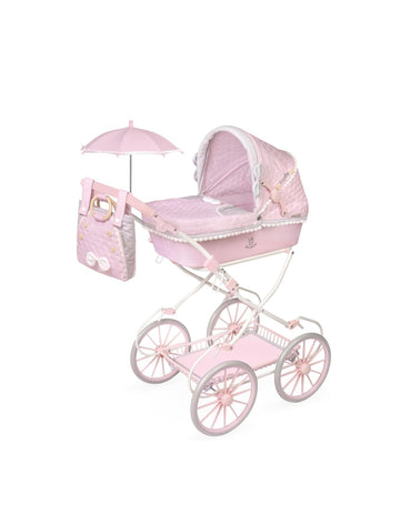 Sophie- Carrozzina per bambole convertibile con borsa e lenzuola inclusi 93cm