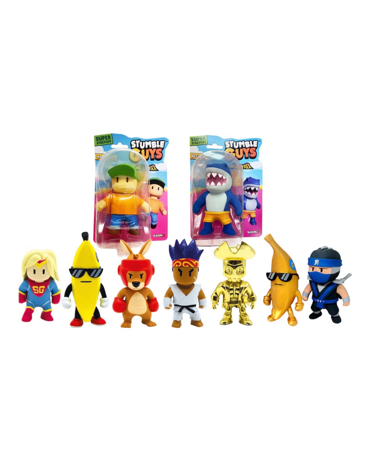 Stumble Guys- Monsterflex super stretchy personaggi assortiti