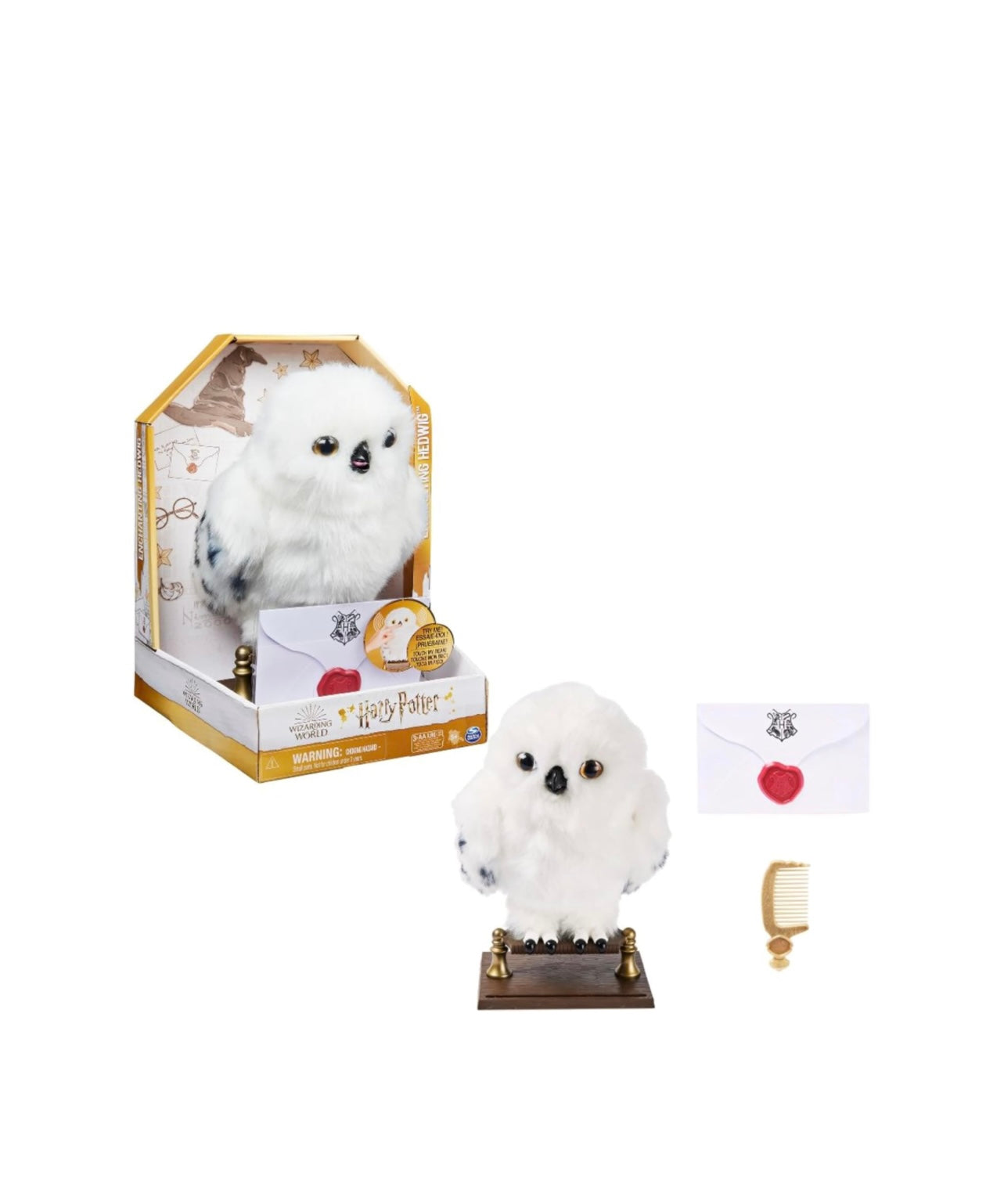 Harry Potter- Edvige parlante peluche con accessori interattiva