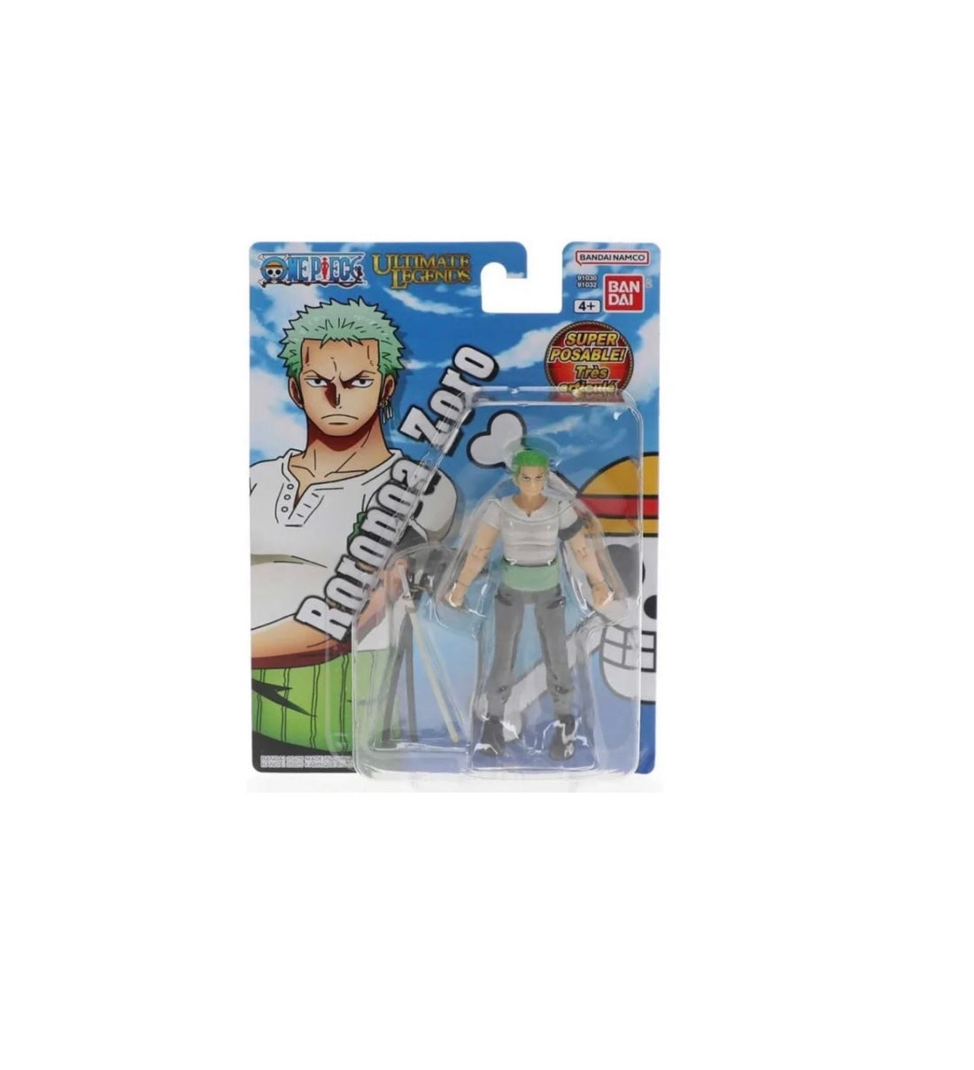 One Piece- action figure Luffy/ Zoro 12,5 cm