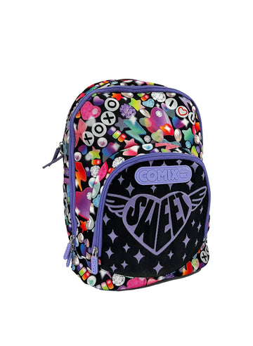 Comix - zaino organizzato bright girl con sistema led