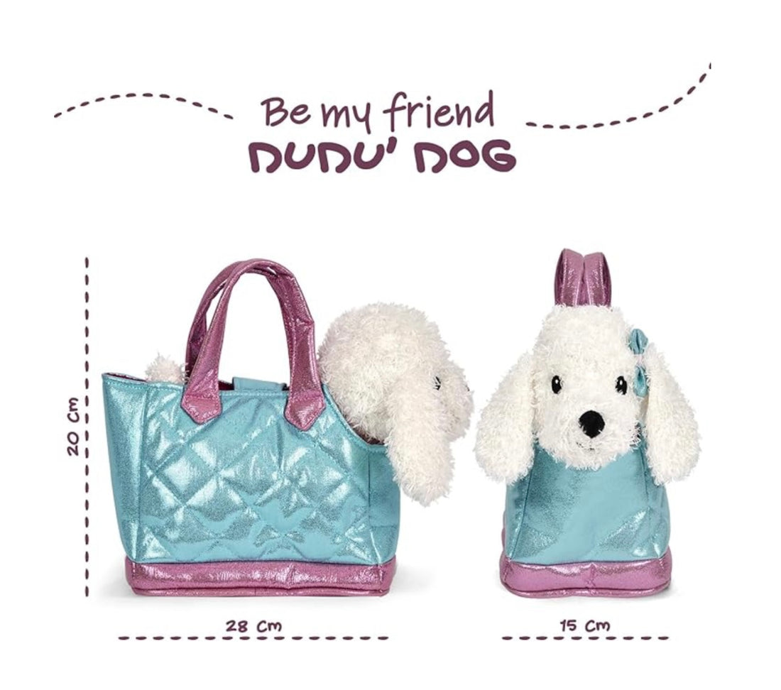 Perletti- borsetta con peluche rimovibile Dudù dog