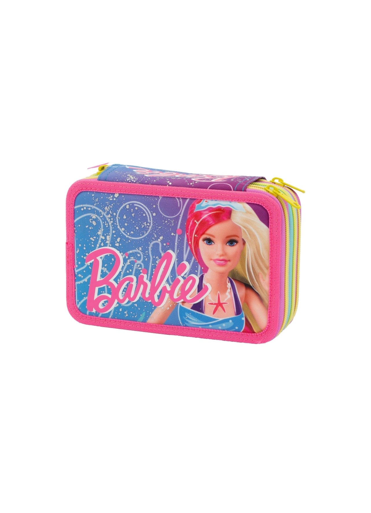 Barbie- Astuccio 3 zip completo