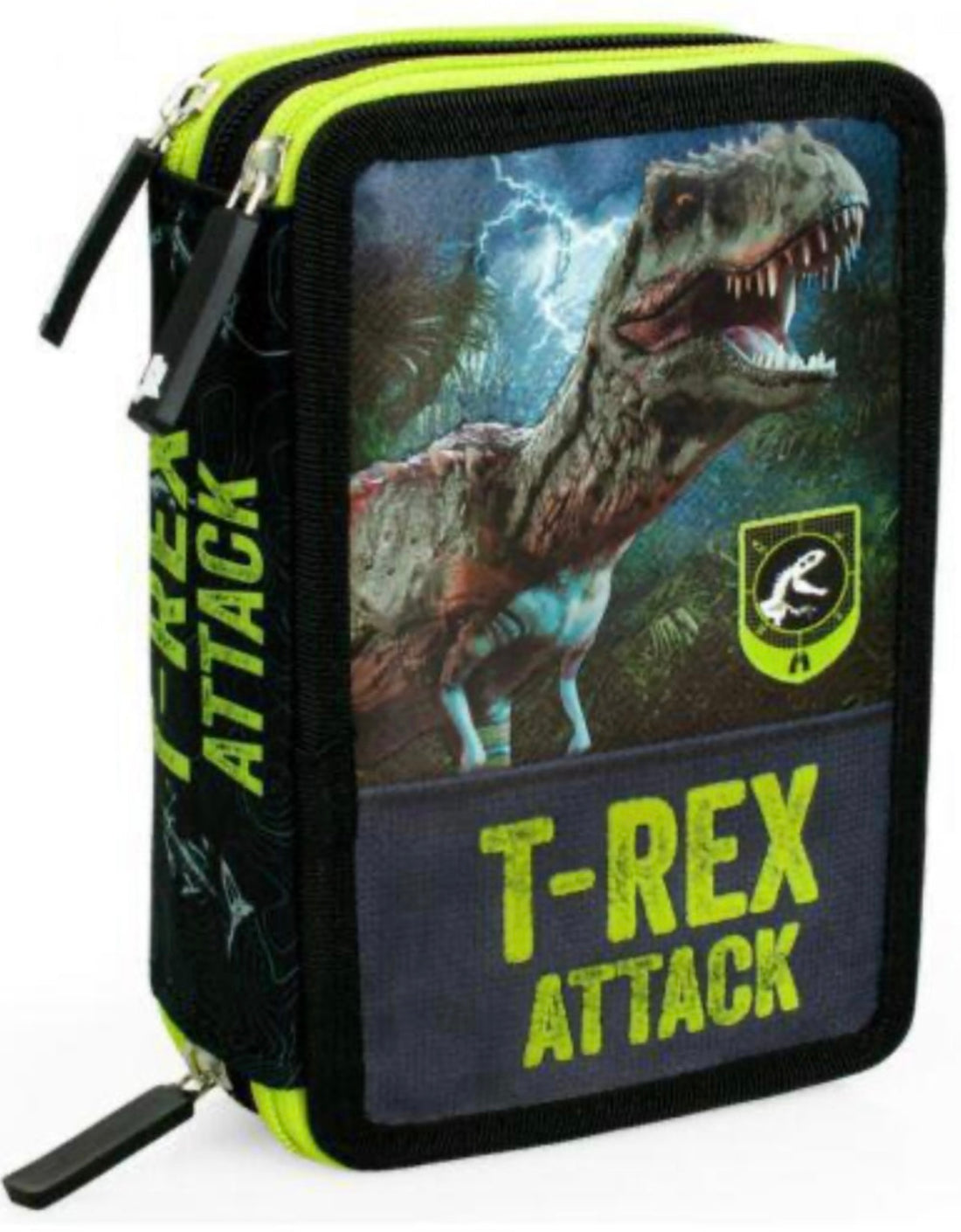 JULIAN ROSS- ZAINO ORGANIZZATO T REX ATTACK + ASTUCCIO 3 ZIP COMPLETO