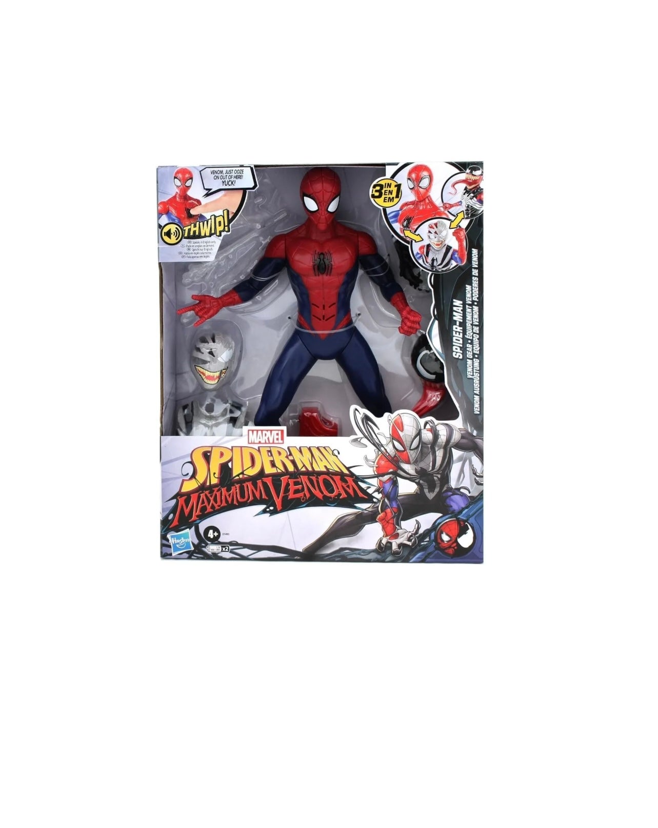 Spide Man- Maximum Venom con cambio armatura e suoni