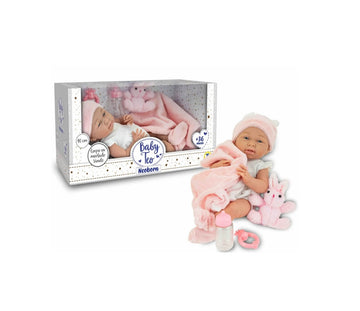 Baby Teo- Bambolotto neonata 40 cm con accessori