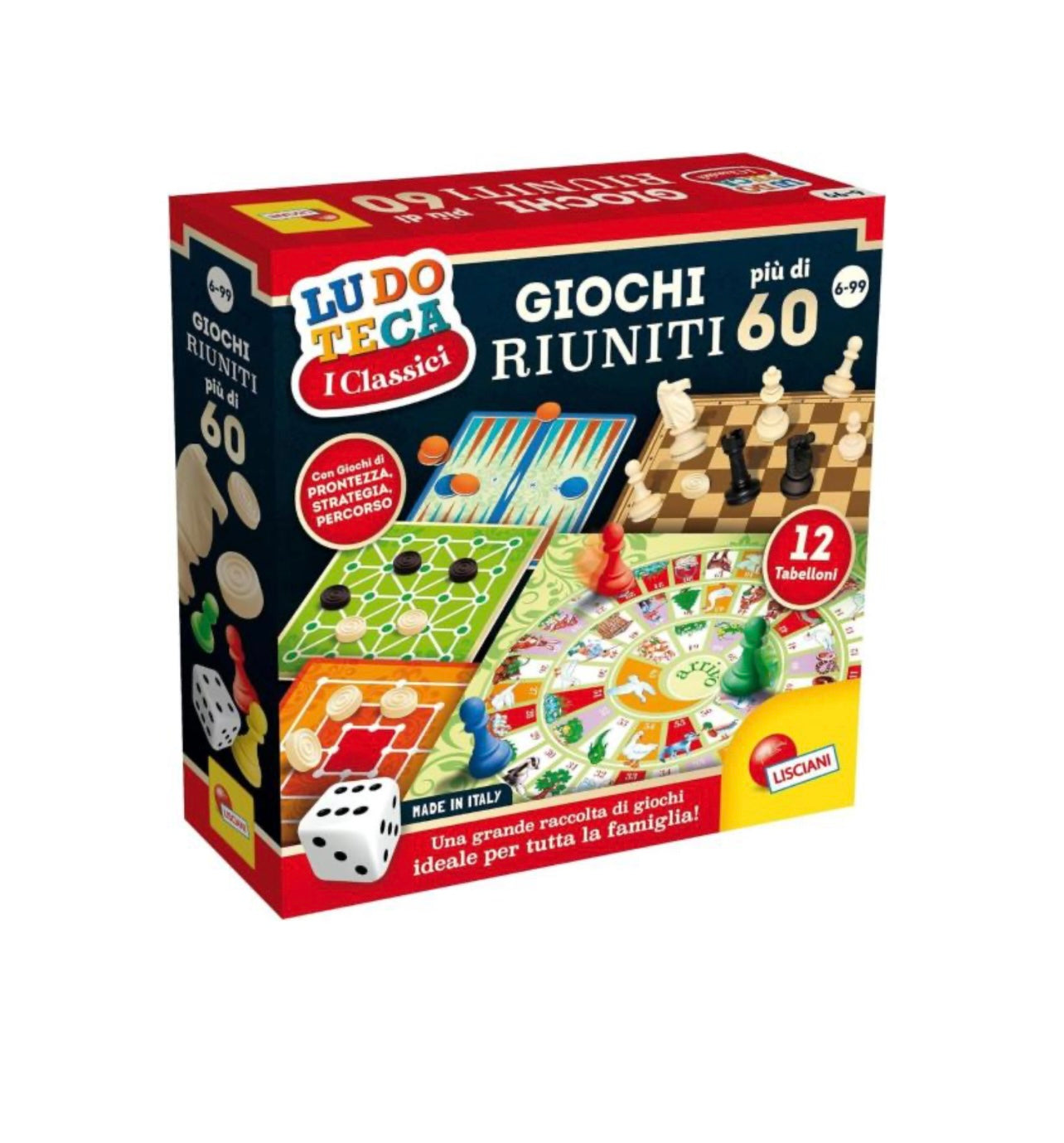 Lisciani- ludoteca 60 giochi riuniti