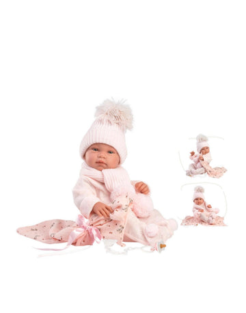 Llorens- reborn Tina 43 cm corpo morbido