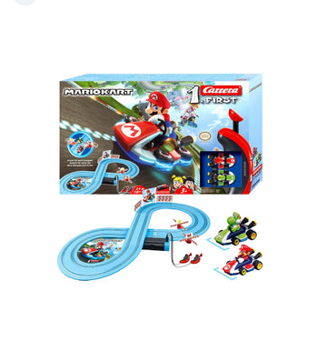 Carrera- pista Mario Kart first con Yoshi