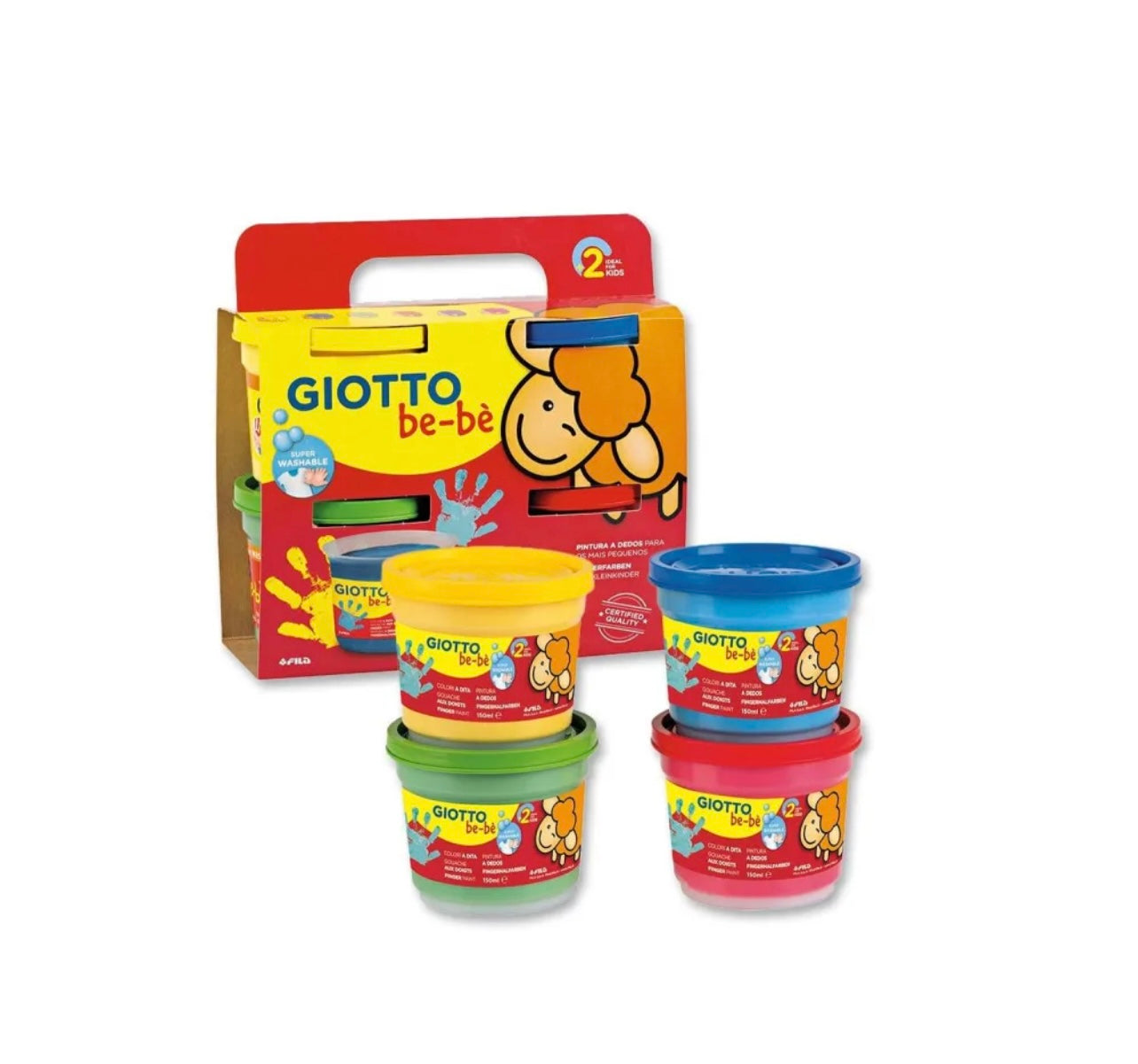 GIOTTO BE- BÈ - COLORI A DITA