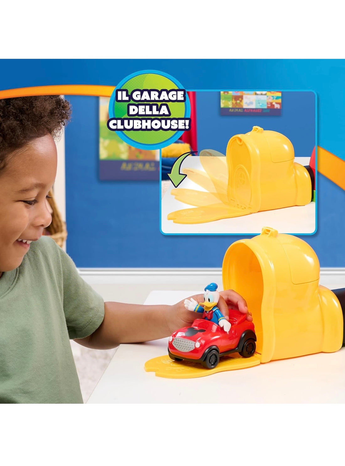Disney Jr Mickey Mouse- Clubhouse Deluxe con accessori e personaggi  inclusi