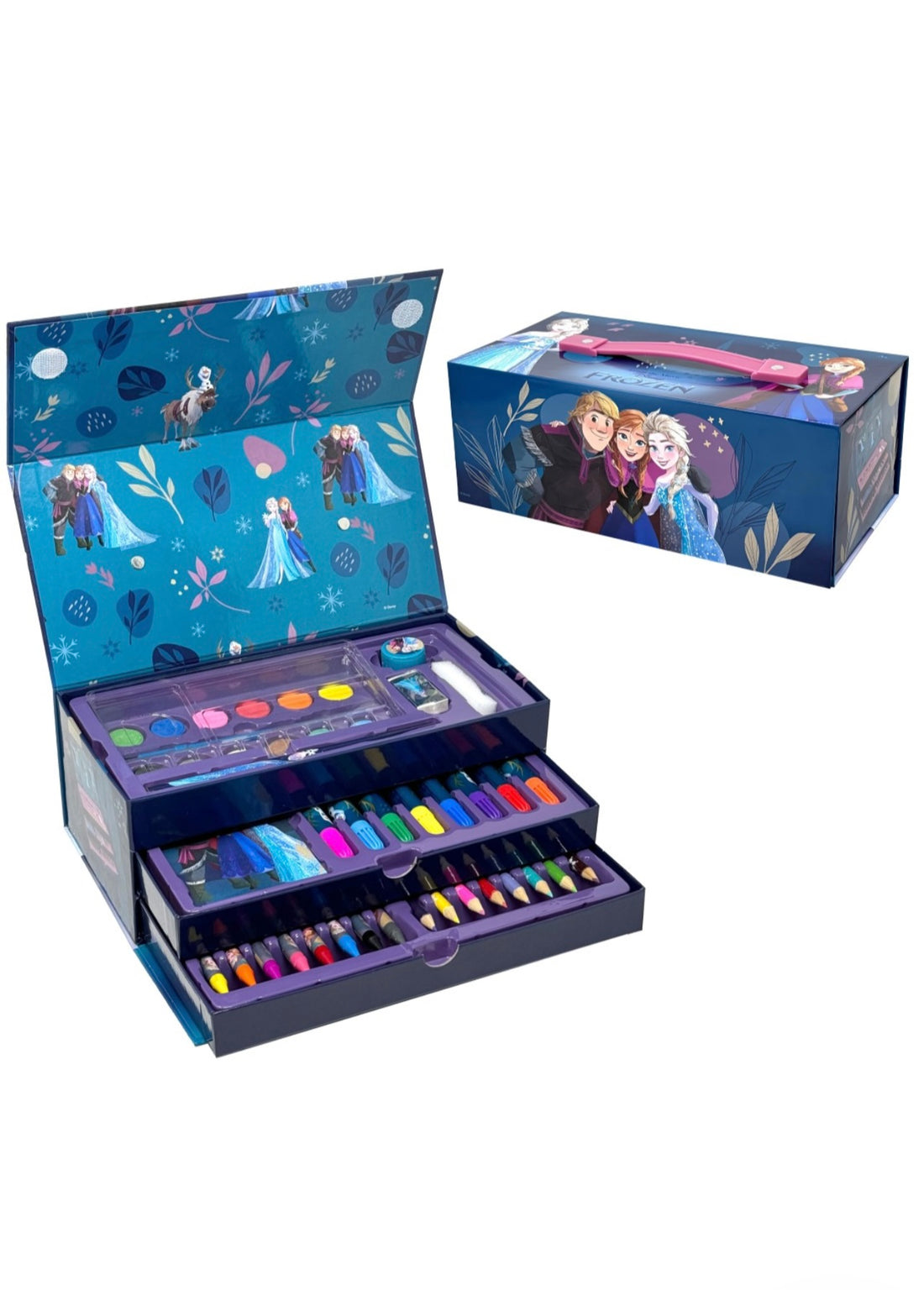 Disney Frozen- valigetta colori 52 pezzi