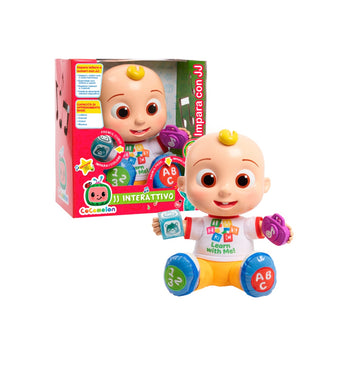 Cocomelon- JJ bambolotto  interattiva 50 frasi