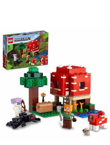 Lego- Minecraft la casa dei funghi con Alex