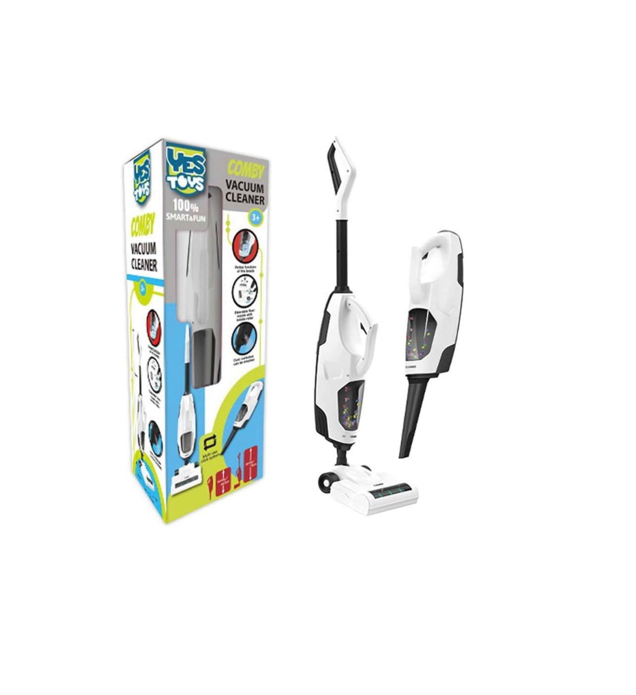 Yes Toys- Aspirapolvere comby 2in1 luci e suoni