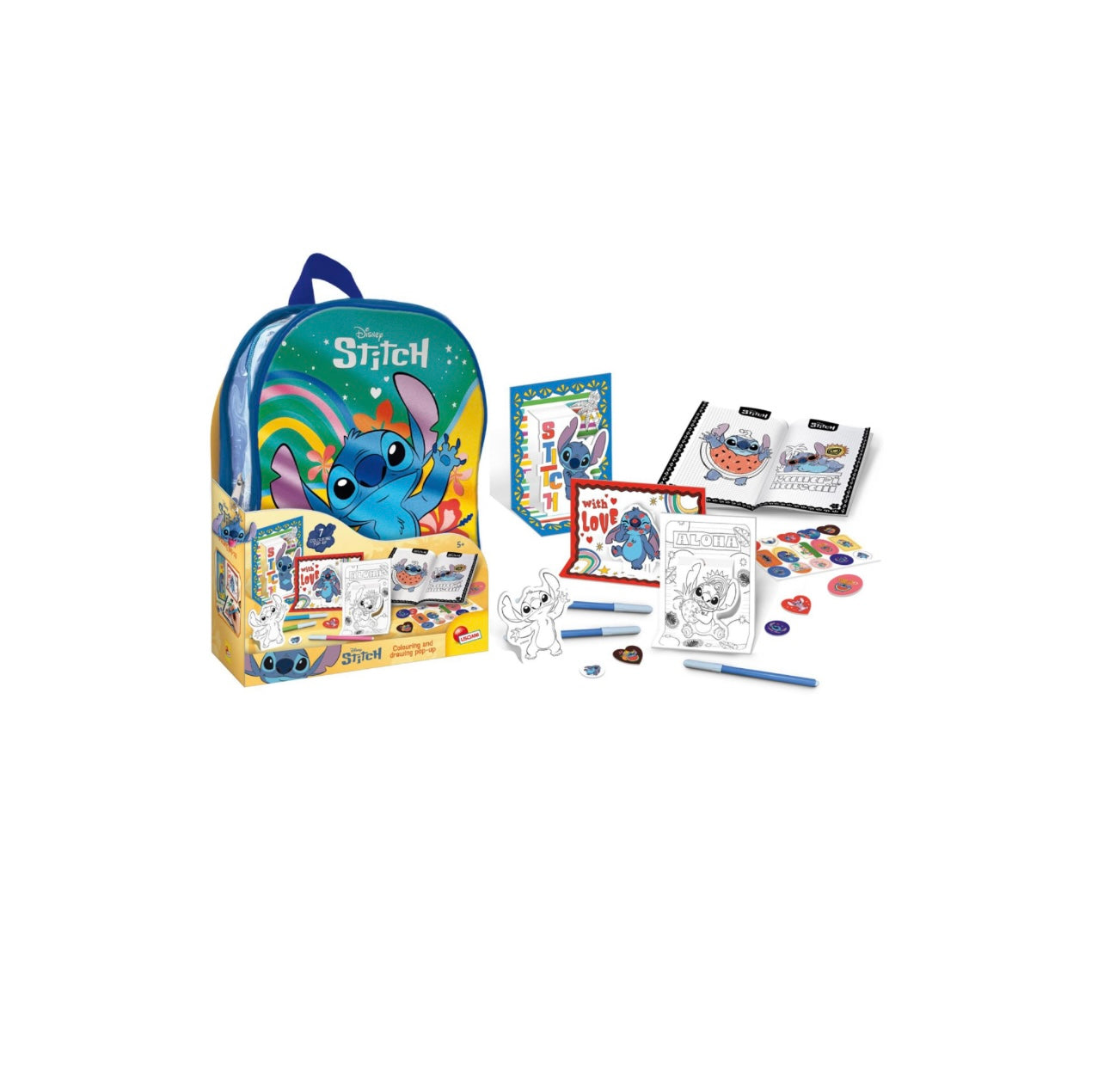 Disney Stitch- Zainetto disegna e colora