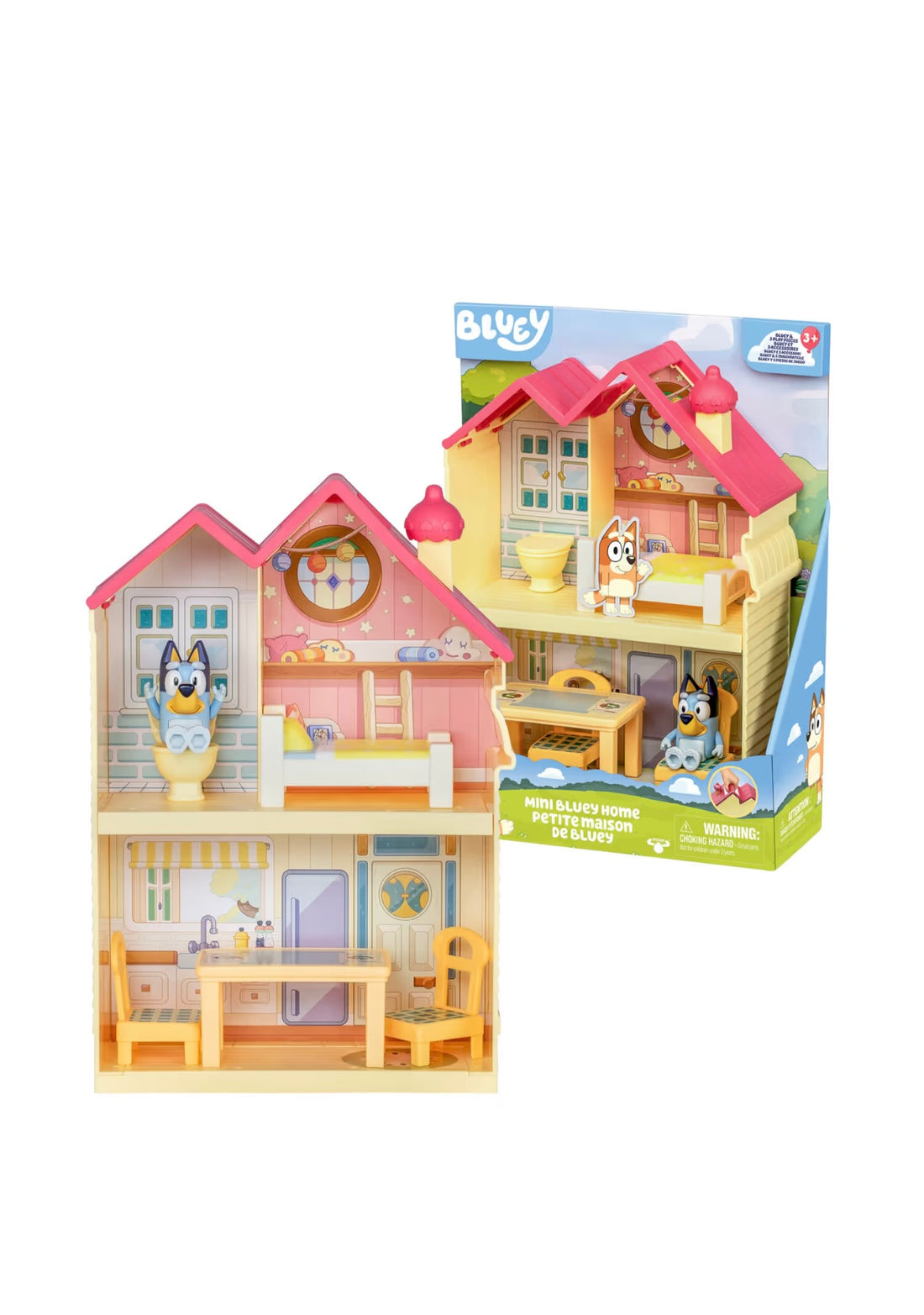 Bluey- Playset la casa di bluey con personaggio e accessori