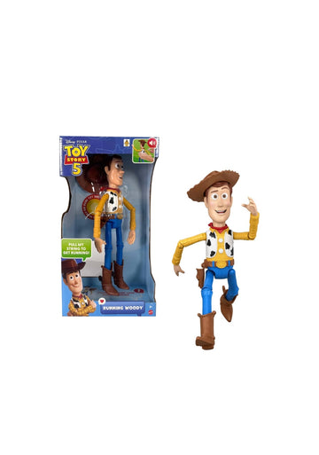 Toy Story 5- Woody corre con suoni e frasi del film