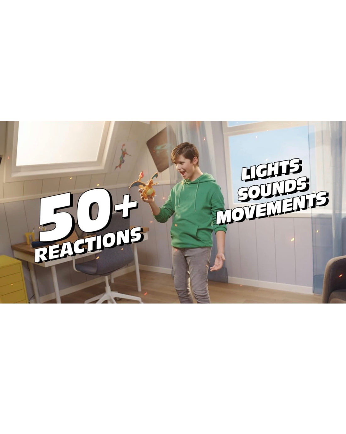 Pokemon- Playset Charizard luci e suoni