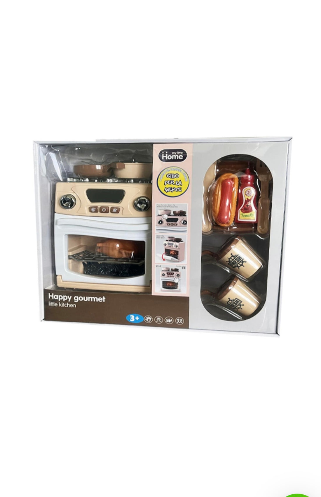 Kidz Corner- forno e cucina con accessori luci e suoni