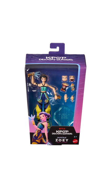 K-Pop- Demon Hunters Zoey con  accessori e volti/mani intercambiabili