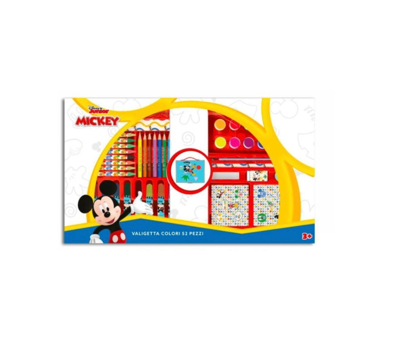 Mickey Mouse- valigetta colori 52pz