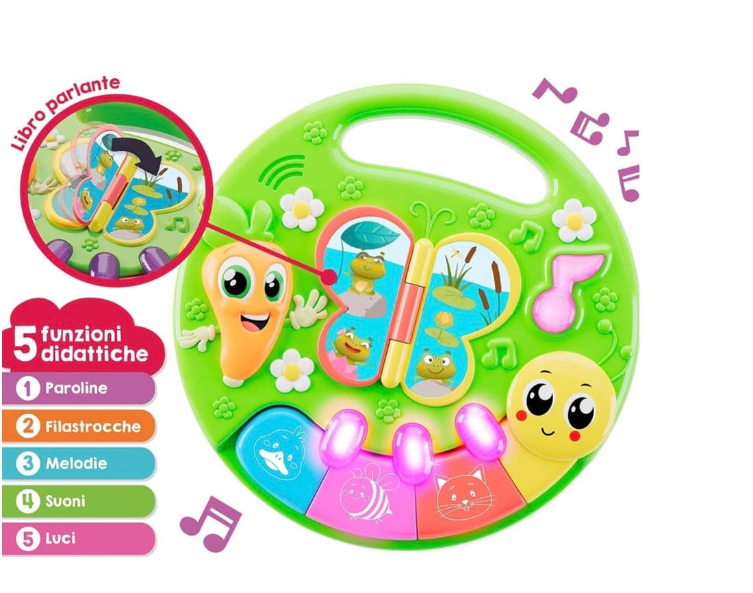 Carotina- Baby tavolino educativo gli animali interattivo