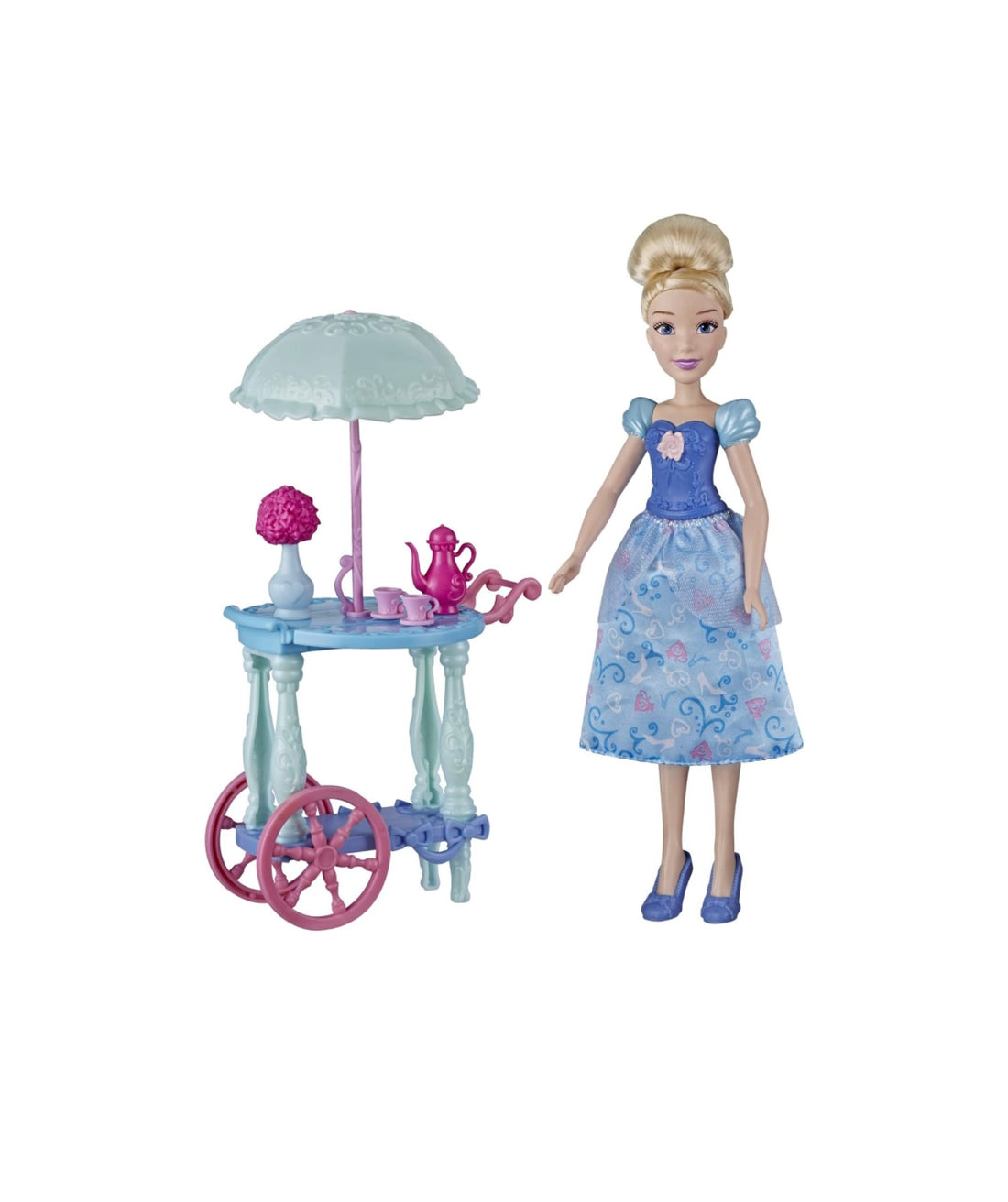 Disney Princess- Cenerentola play set con carrello da the