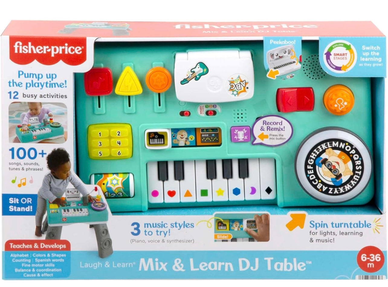 FISHER PRICE- CONSOLLE DJ MUSICA E IMPARA