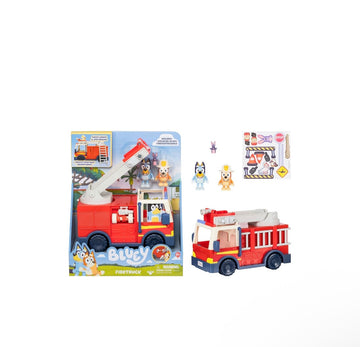 Bluey- Camion pompieri con accessori e 2 personaggi inclusi