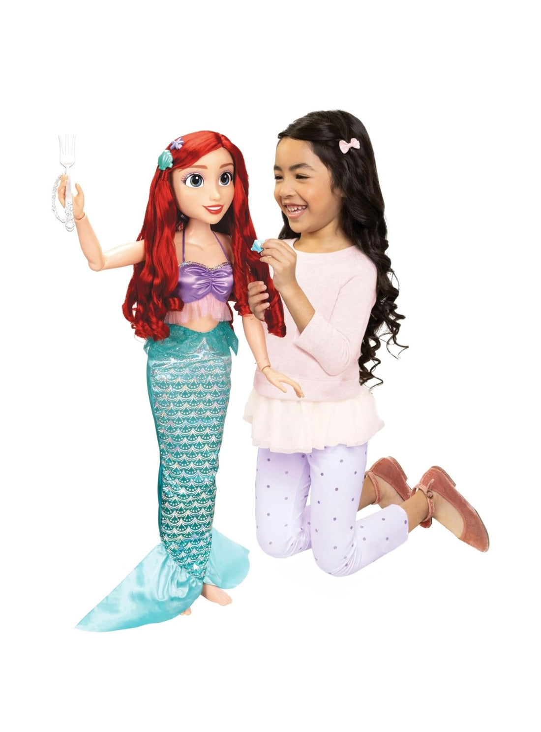 DISNEY PRINCESS-ARIEL 80CM  CON ACCESSORI