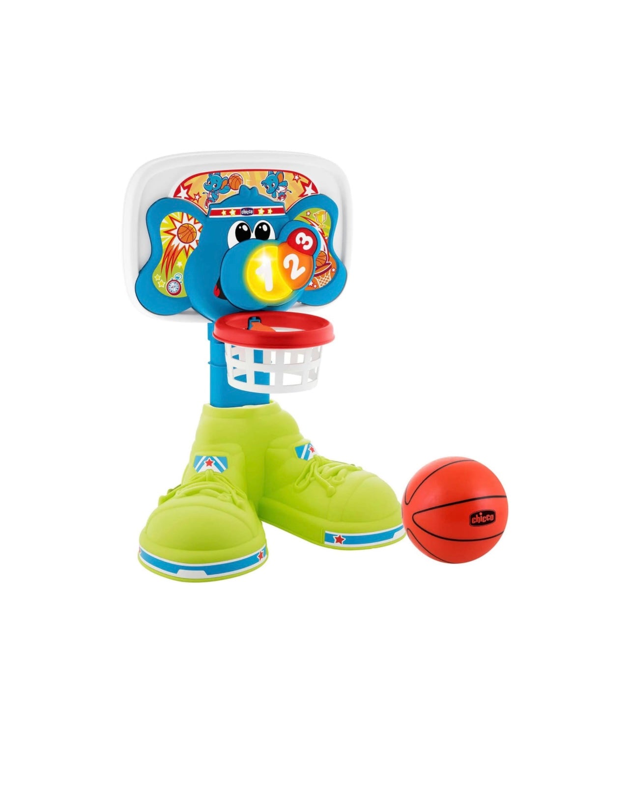 Chicco- canestro basket leaugue elettronico luci e suoni