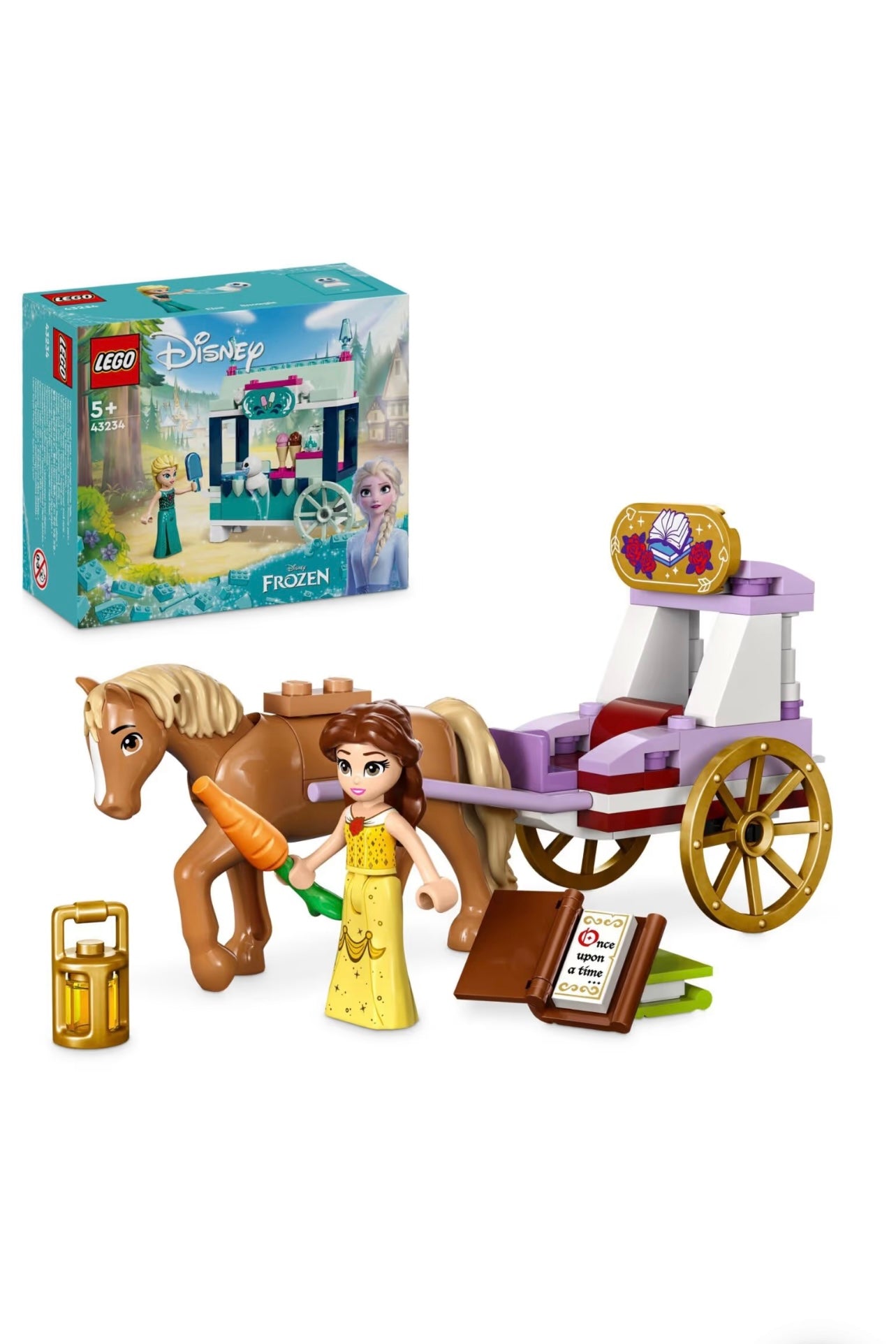 Lego- Disney Princess la carrozza dei cavalli di Belle