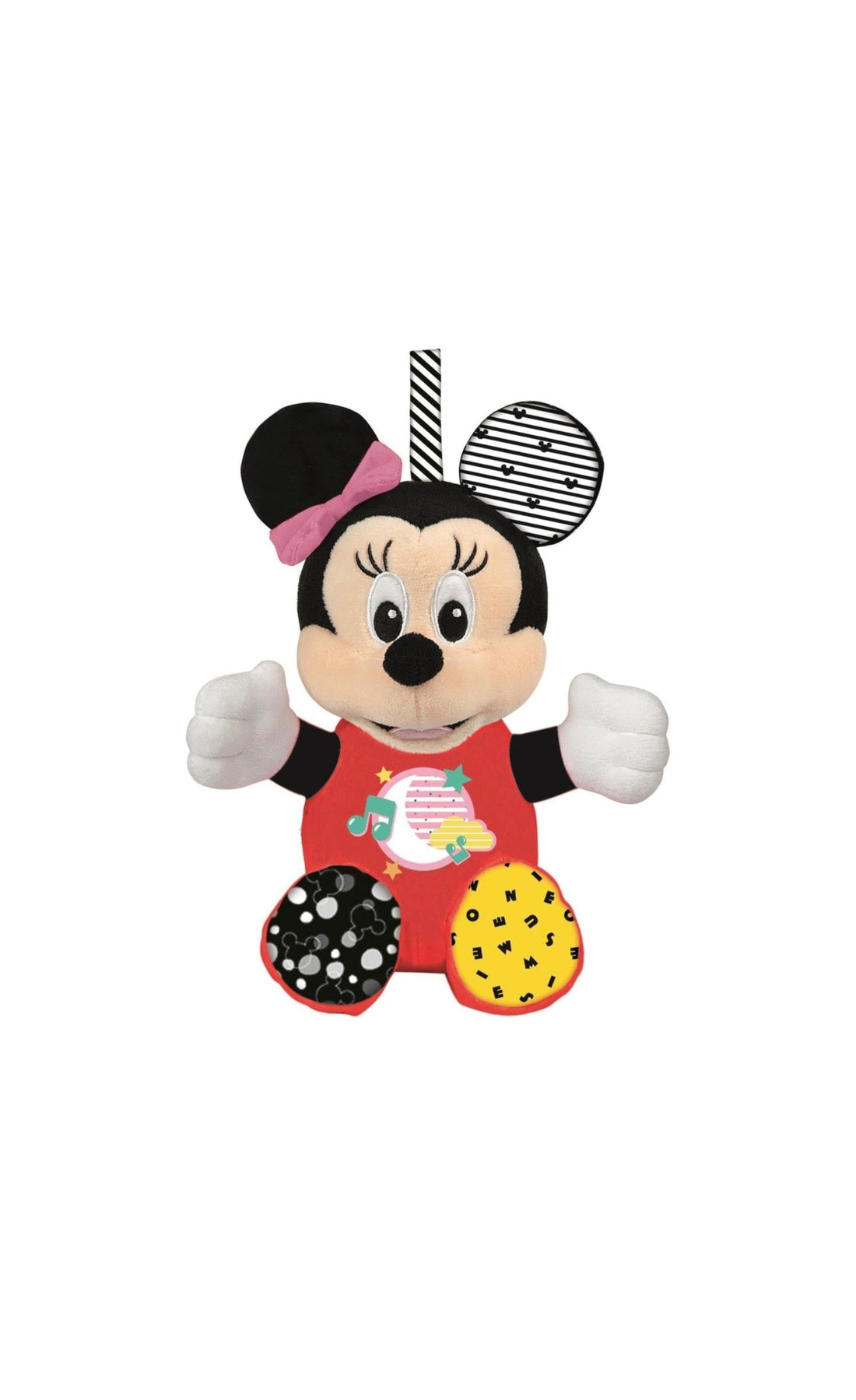 Baby Clementoni- Disney Minnie Mouse peluche interattivo luci e melodie