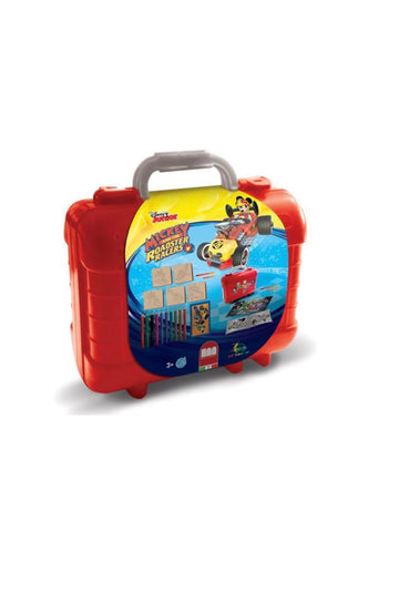 Mickey Mouse- Valigetta timbrini e colori