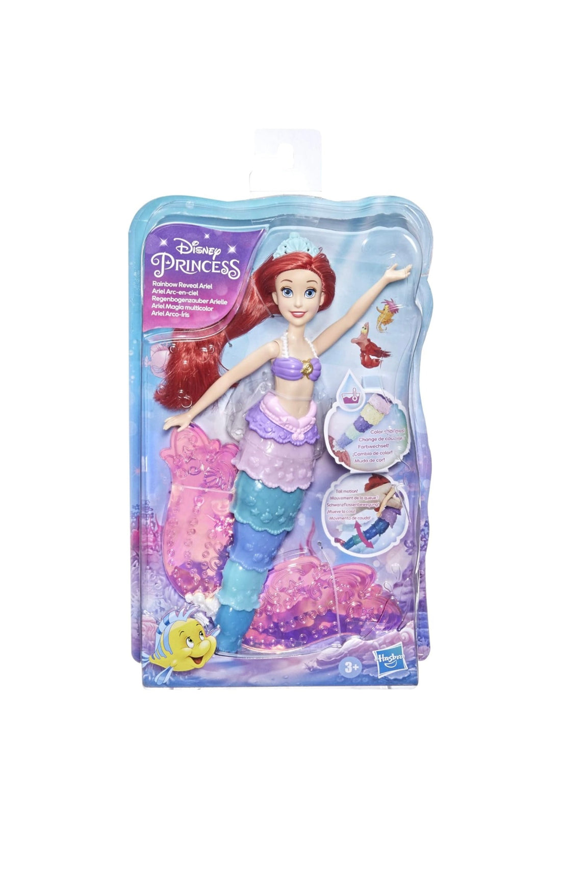 Disney Princess- Ariel rainbow reveal cambia colore