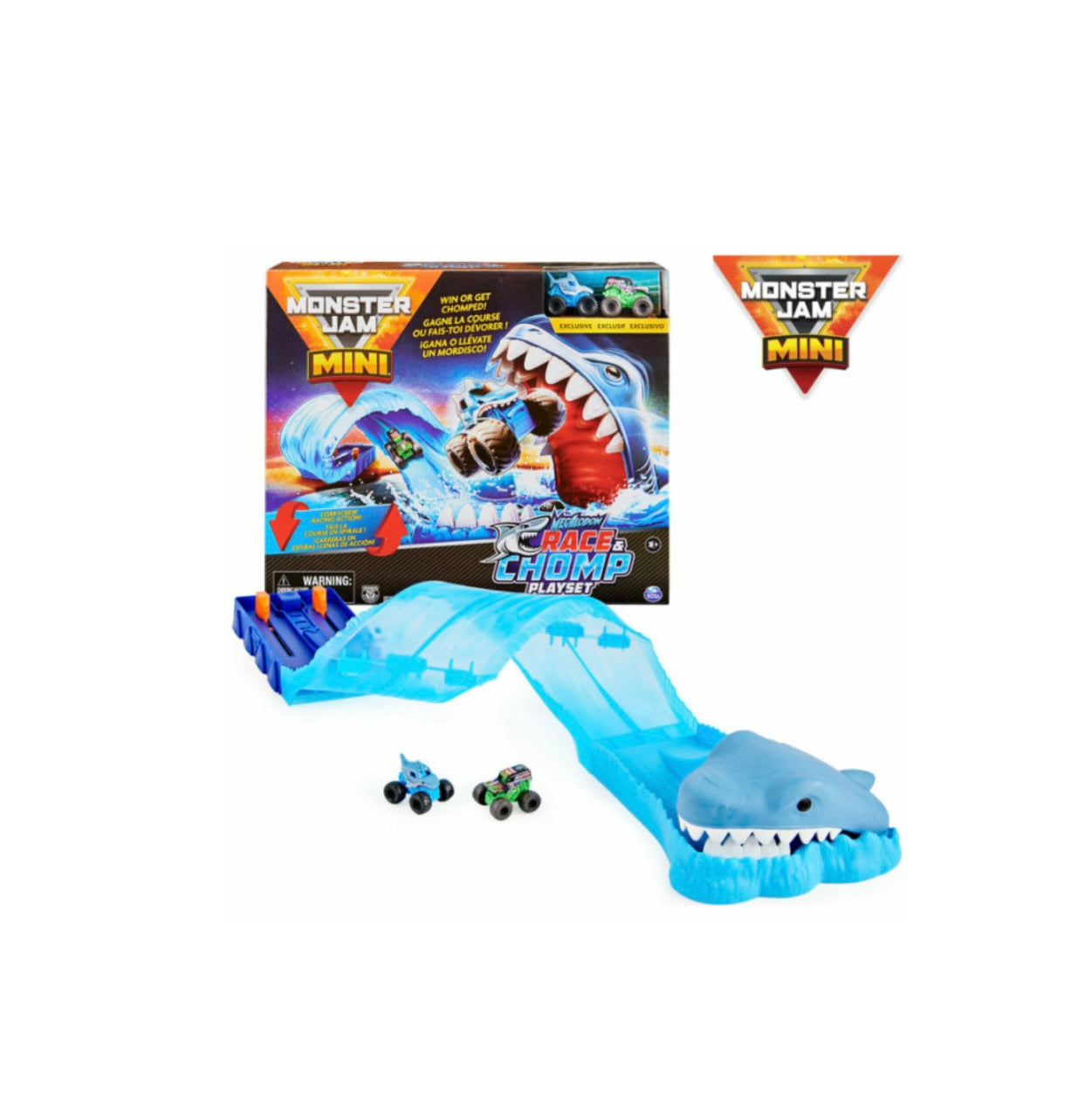 Monster Jam- pista squalo megalodon chomp